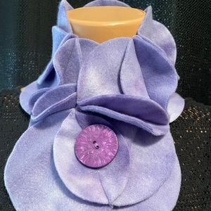 Handmade fleece scarf